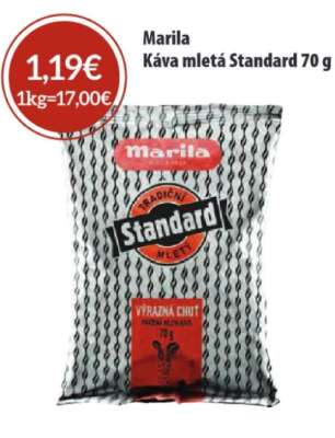 Marila Káva mletá Standard 70 g