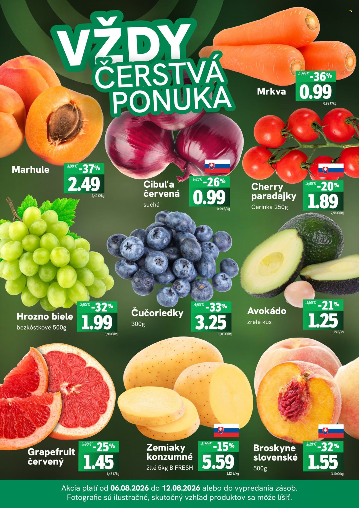 Leták FRESH - 6.8.2026 - 12.8.2026. Strana 3