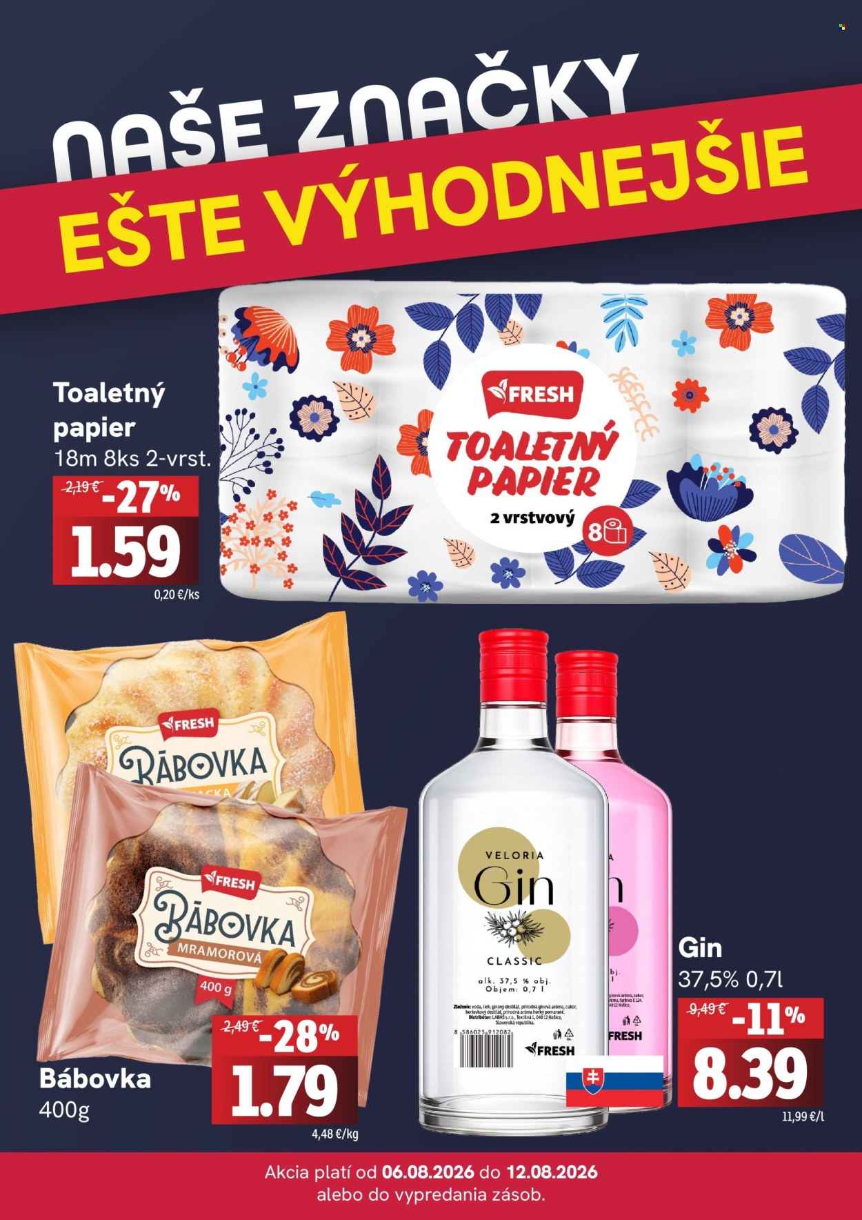 Leták FRESH - 6.8.2026 - 12.8.2026. Strana 4