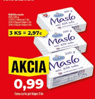 BABIČKA Maslo