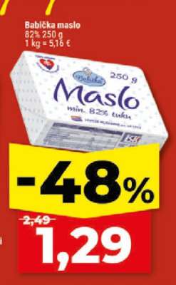 BABIČKA Maslo