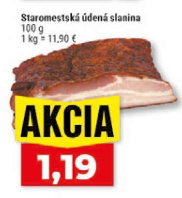 Staromestská údená slanina