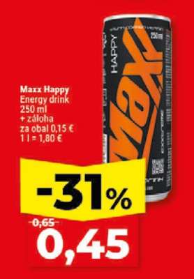 Maxx happy energy drink 250 ml