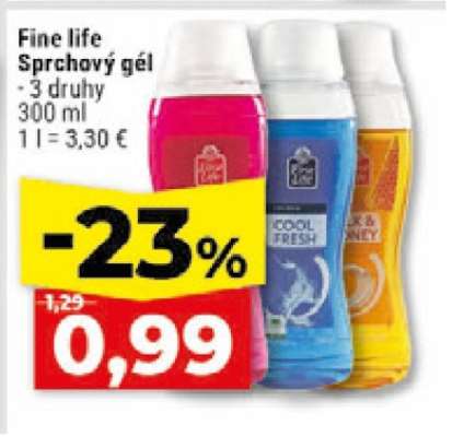 Fine life sprchový gél