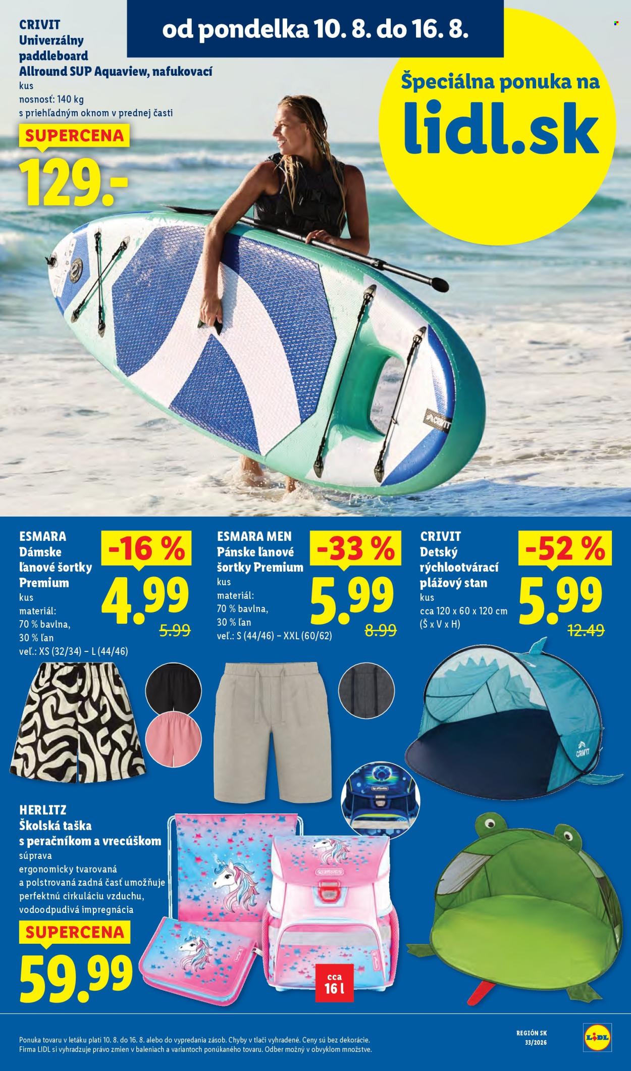 Leták Lidl - 10.8.2026 - 16.8.2026. Strana 9