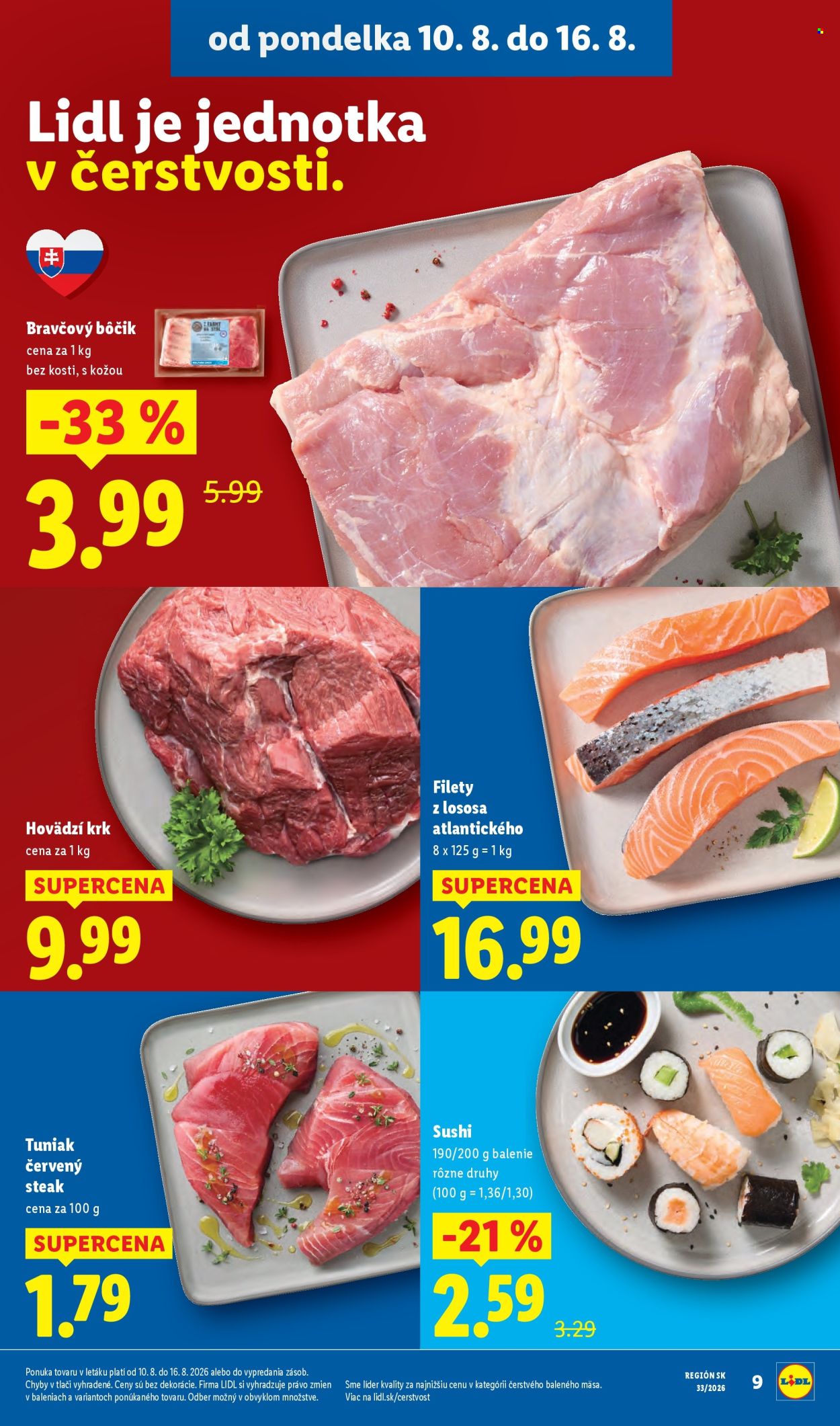 Leták Lidl - 10.8.2026 - 16.8.2026. Strana 13