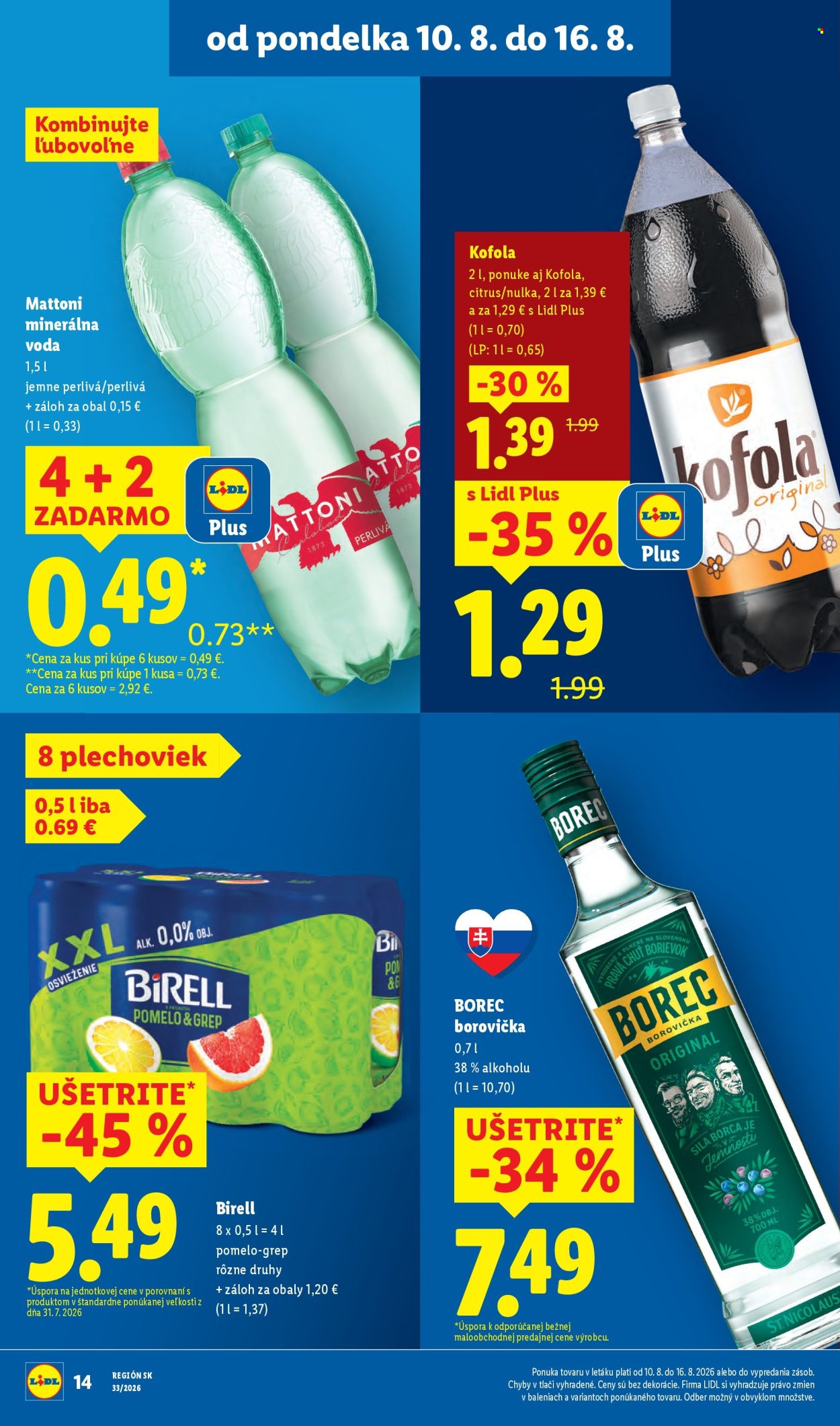 Leták Lidl - 10.8.2026 - 16.8.2026. Strana 18