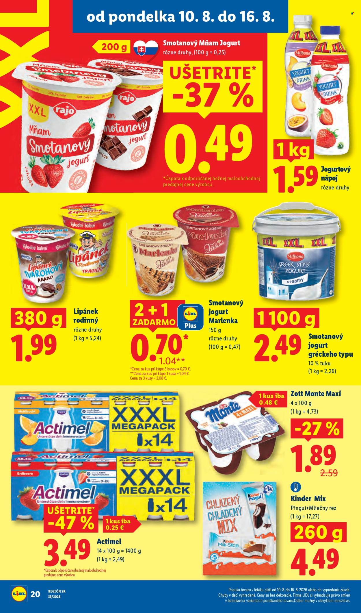 Leták Lidl - 10.8.2026 - 16.8.2026. Strana 24
