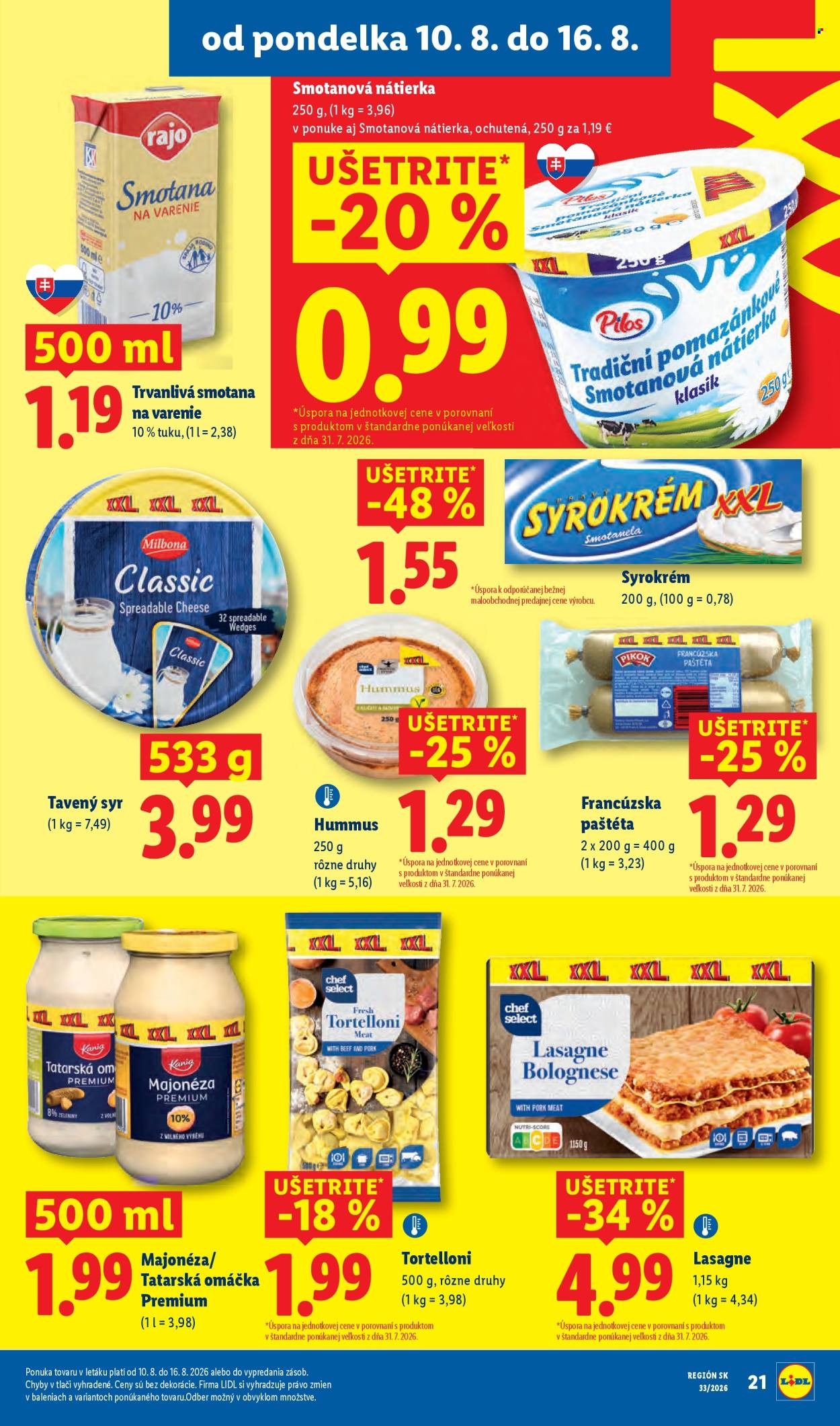 Leták Lidl - 10.8.2026 - 16.8.2026. Strana 25