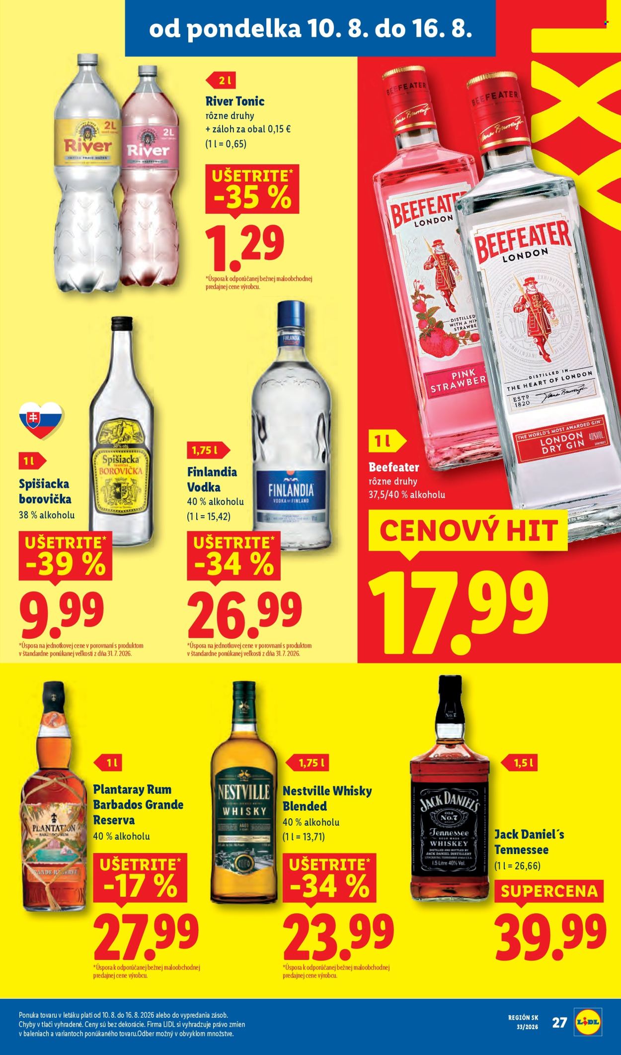 Leták Lidl - 10.8.2026 - 16.8.2026. Strana 33