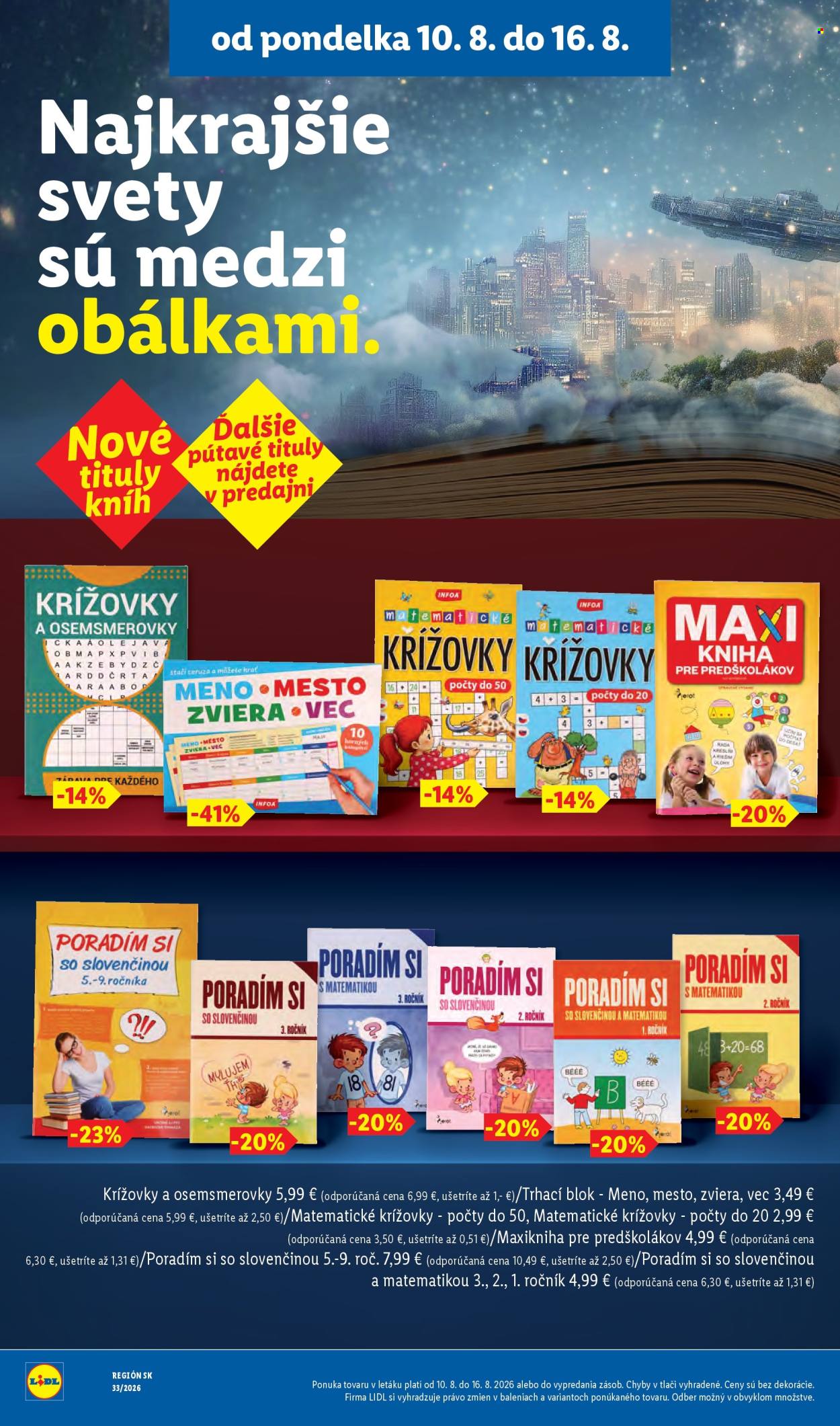 Leták Lidl - 10.8.2026 - 16.8.2026. Strana 38