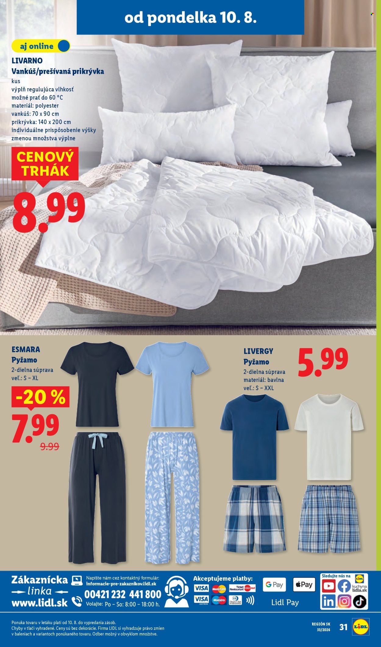 Leták Lidl - 10.8.2026 - 16.8.2026. Strana 43