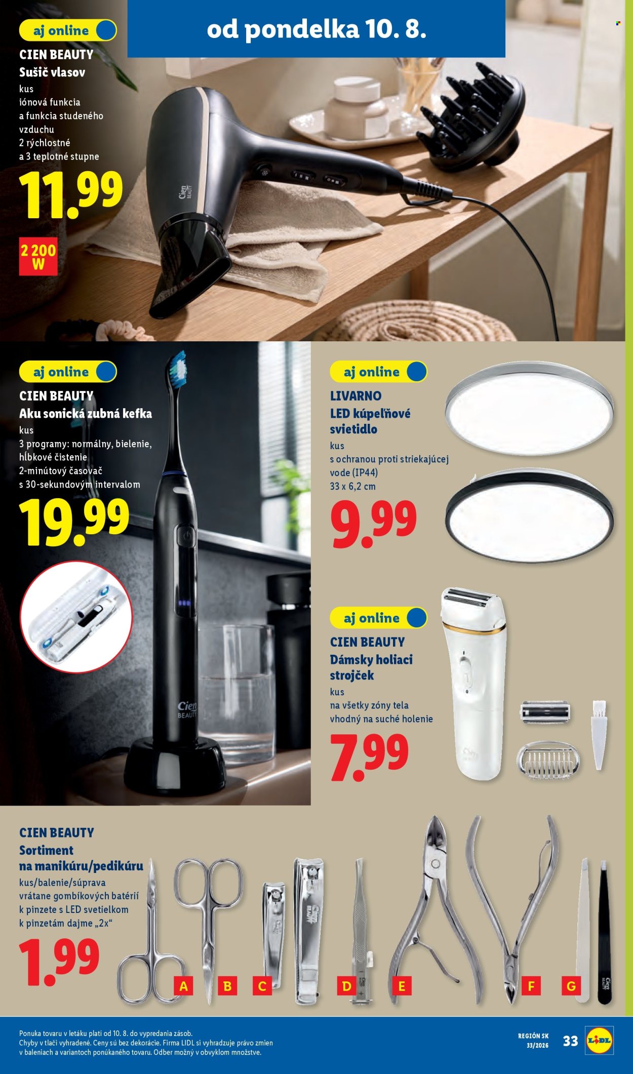 Leták Lidl - 10.8.2026 - 16.8.2026. Strana 45