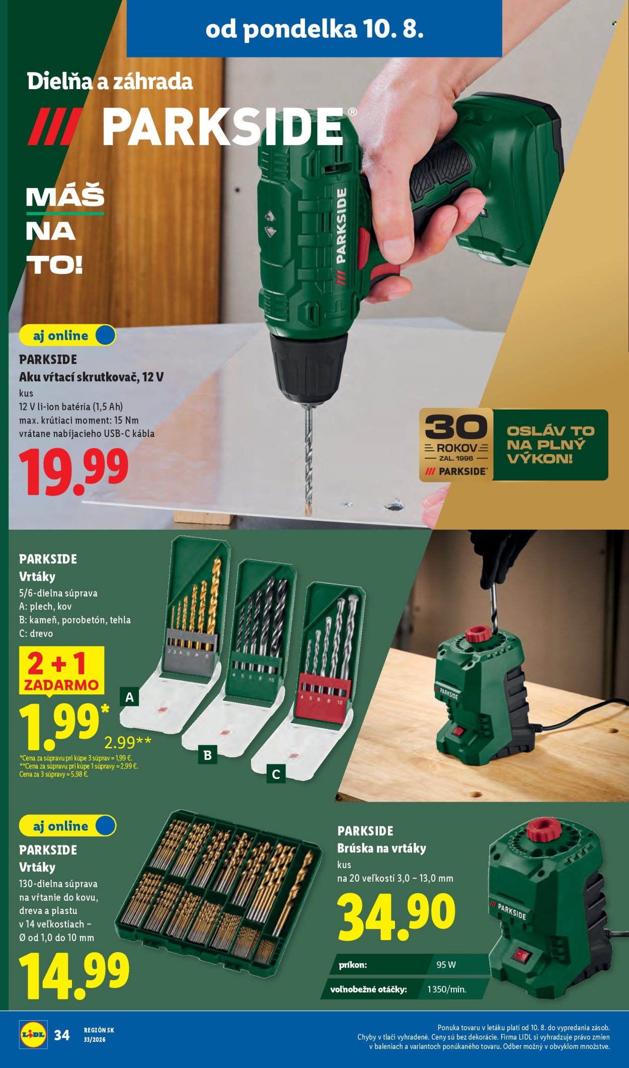 Leták Lidl - 10.8.2026 - 16.8.2026. Strana 46