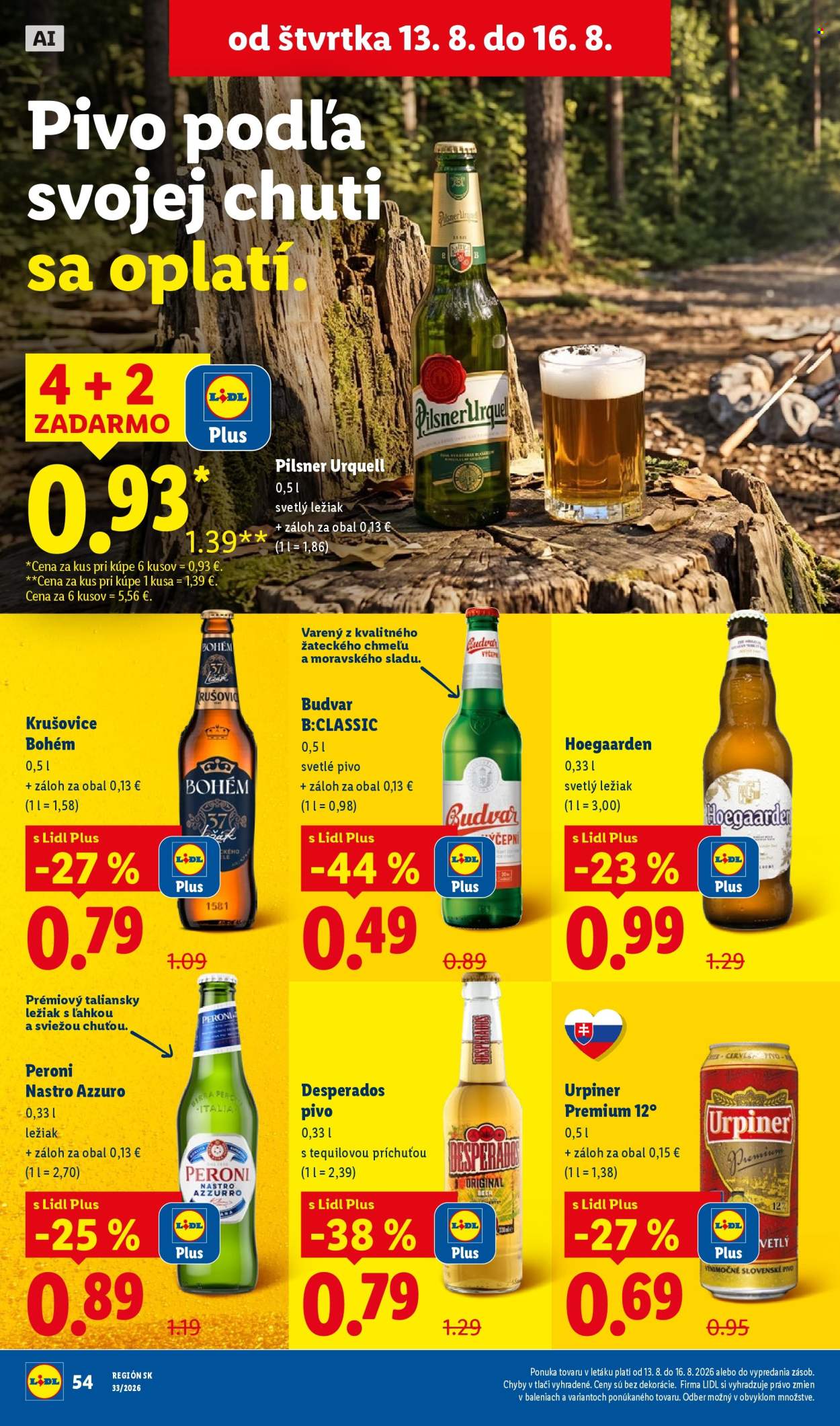 Leták Lidl - 10.8.2026 - 16.8.2026. Strana 70