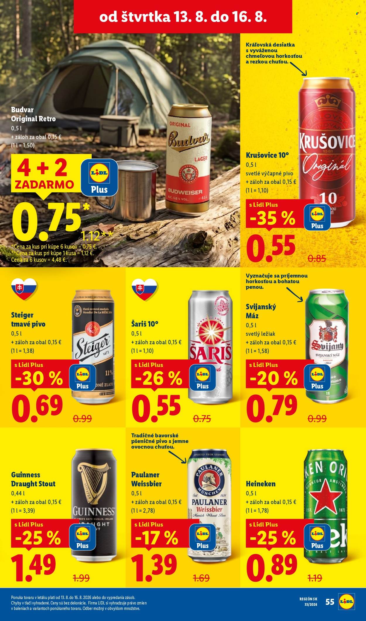 Leták Lidl - 10.8.2026 - 16.8.2026. Strana 71