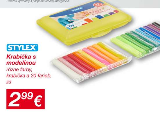 STYLEX Krabička s modelínou