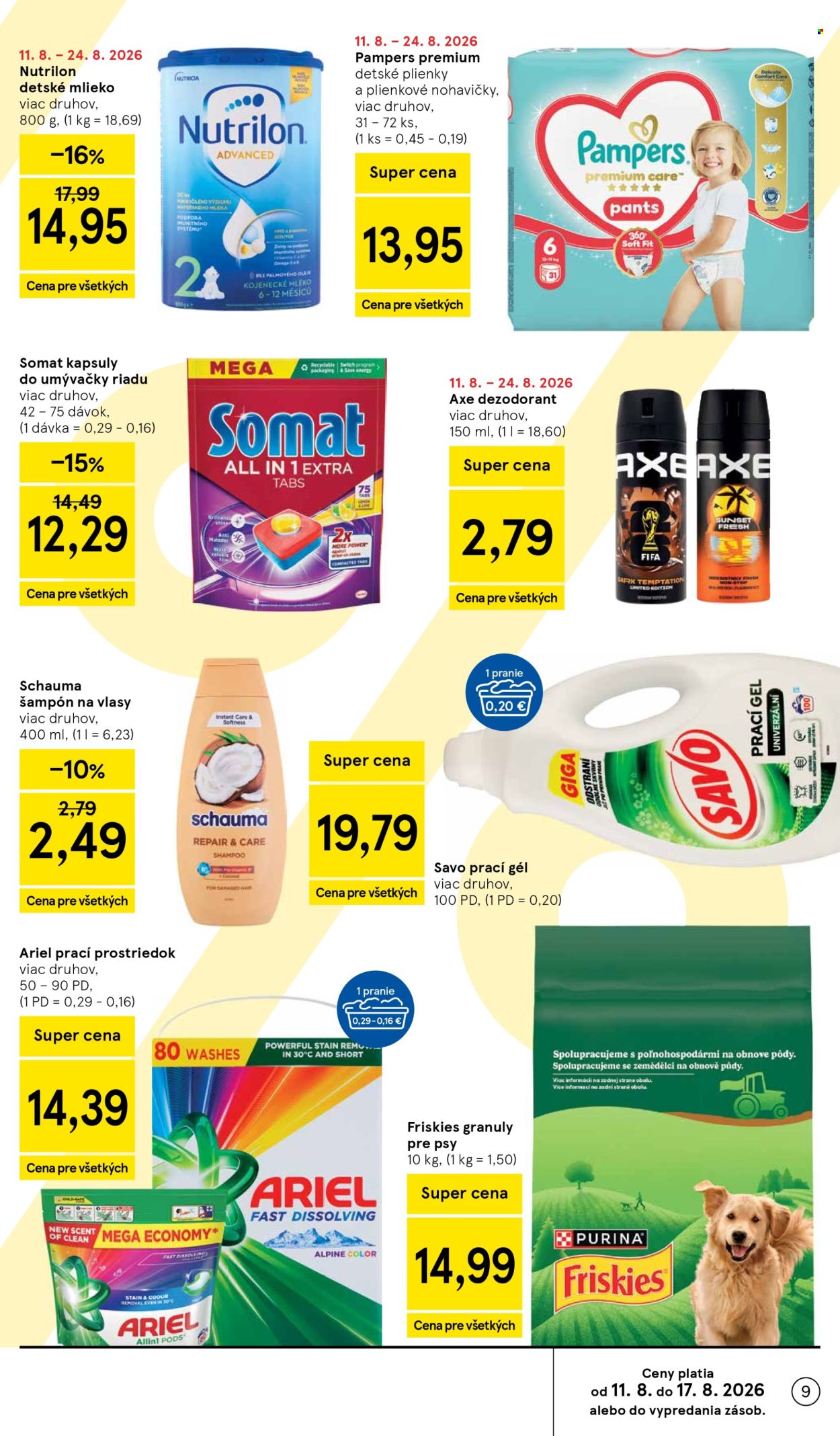 Leták TESCO - 12.8.2026 - 18.8.2026. Strana 9