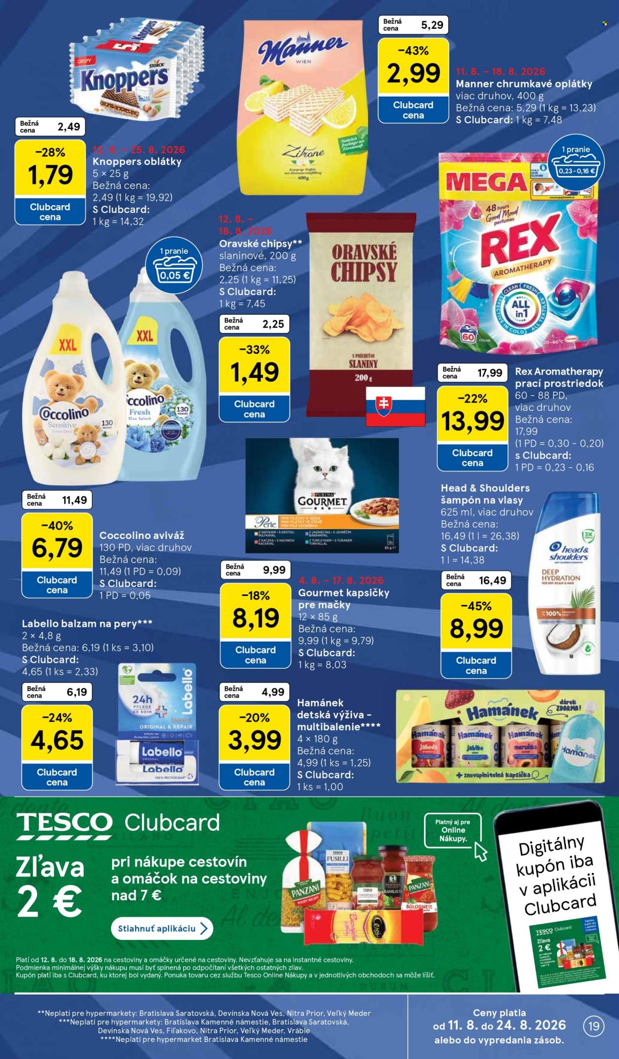 Leták TESCO - 12.8.2026 - 18.8.2026. Strana 19