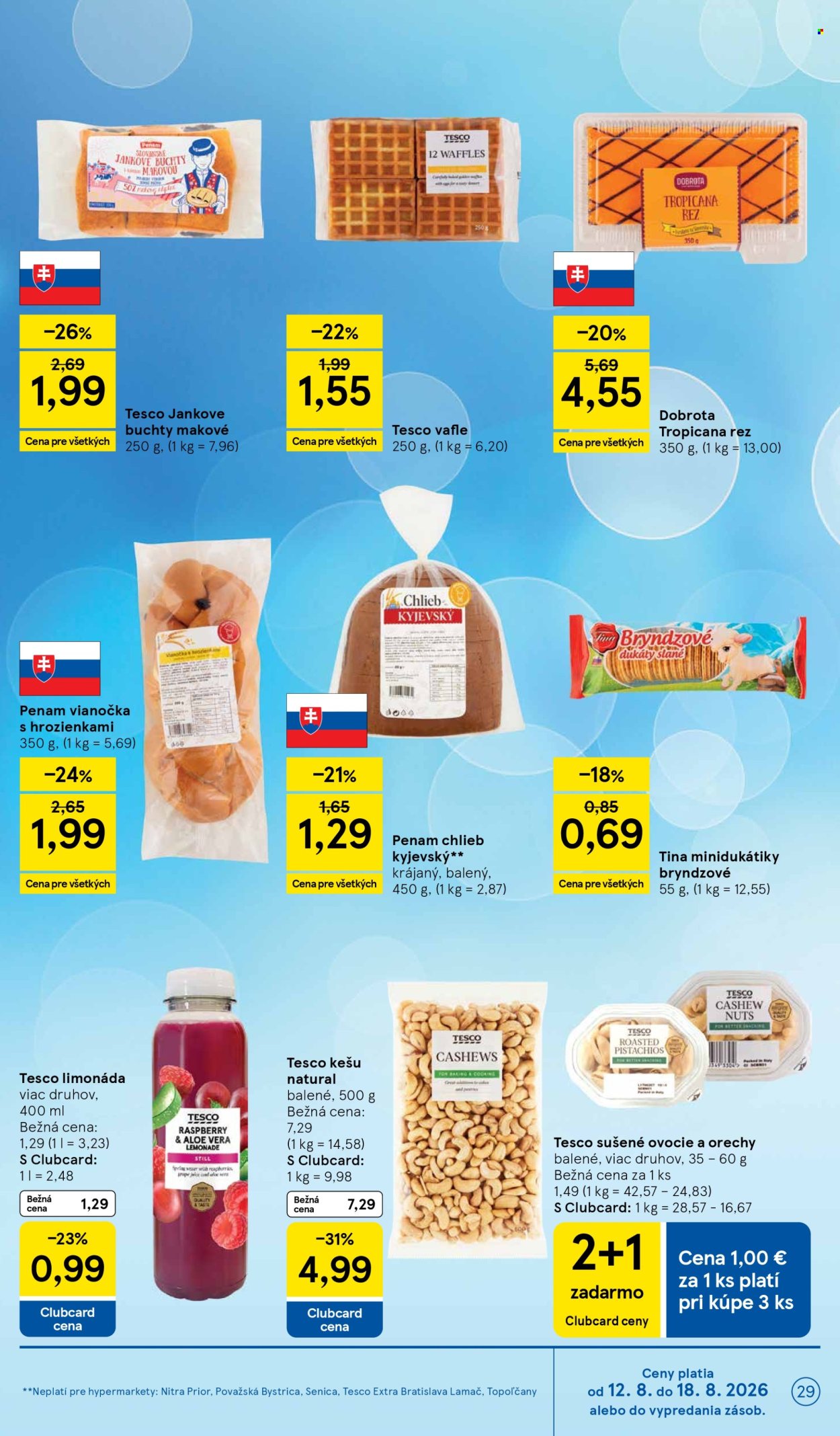 Leták TESCO - 12.8.2026 - 18.8.2026. Strana 29