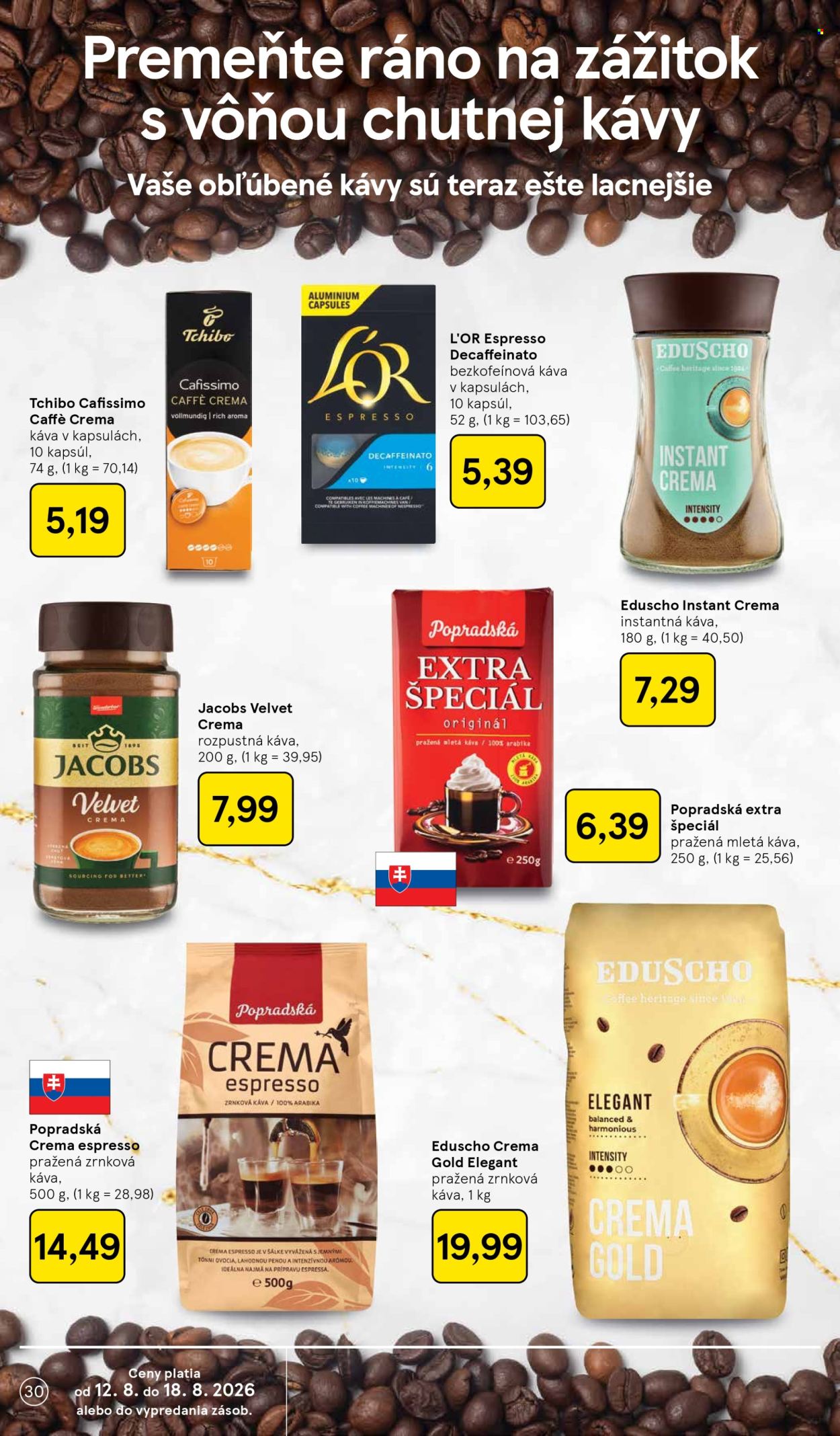Leták TESCO - 12.8.2026 - 18.8.2026. Strana 30