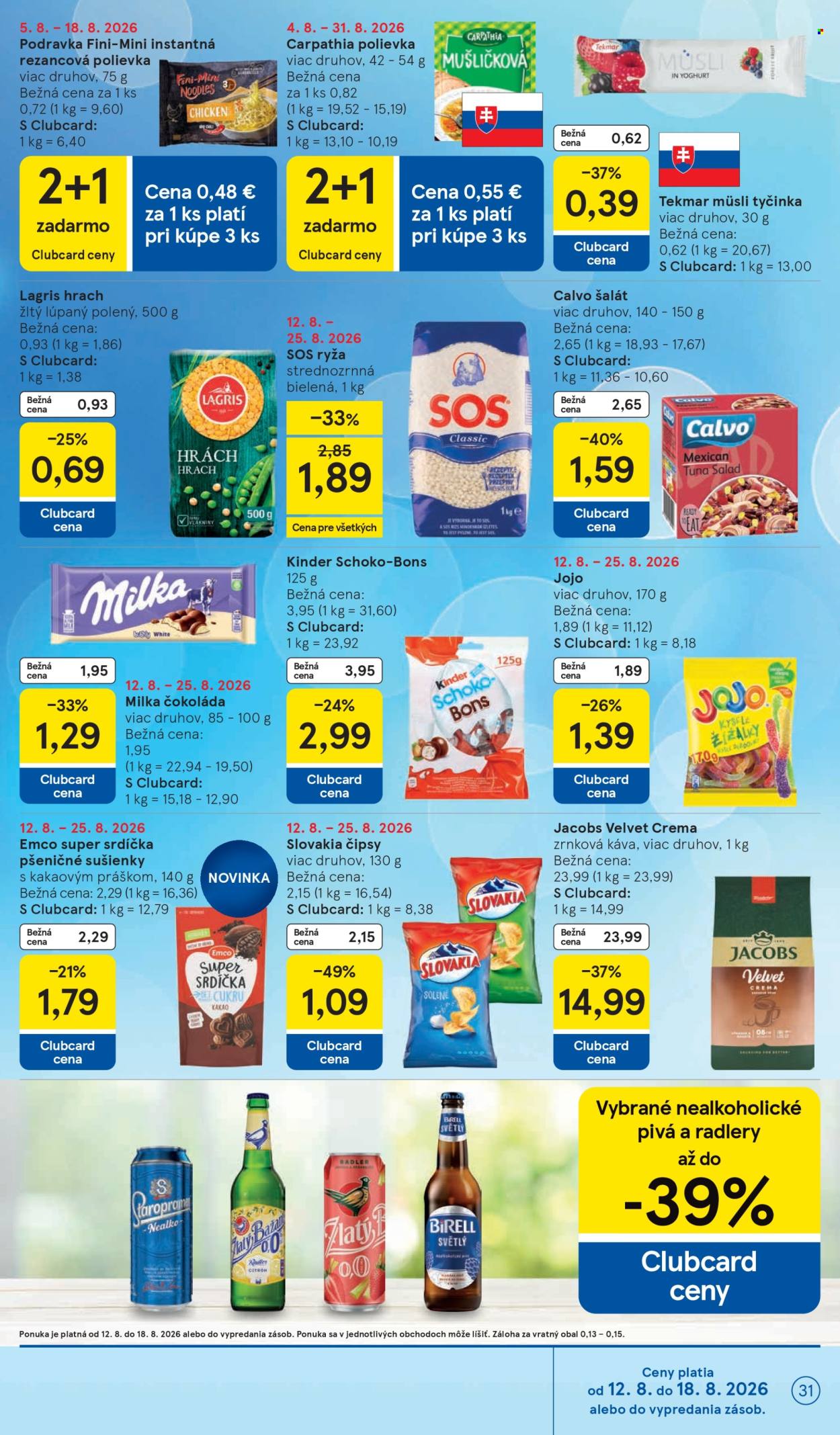 Leták TESCO - 12.8.2026 - 18.8.2026. Strana 31