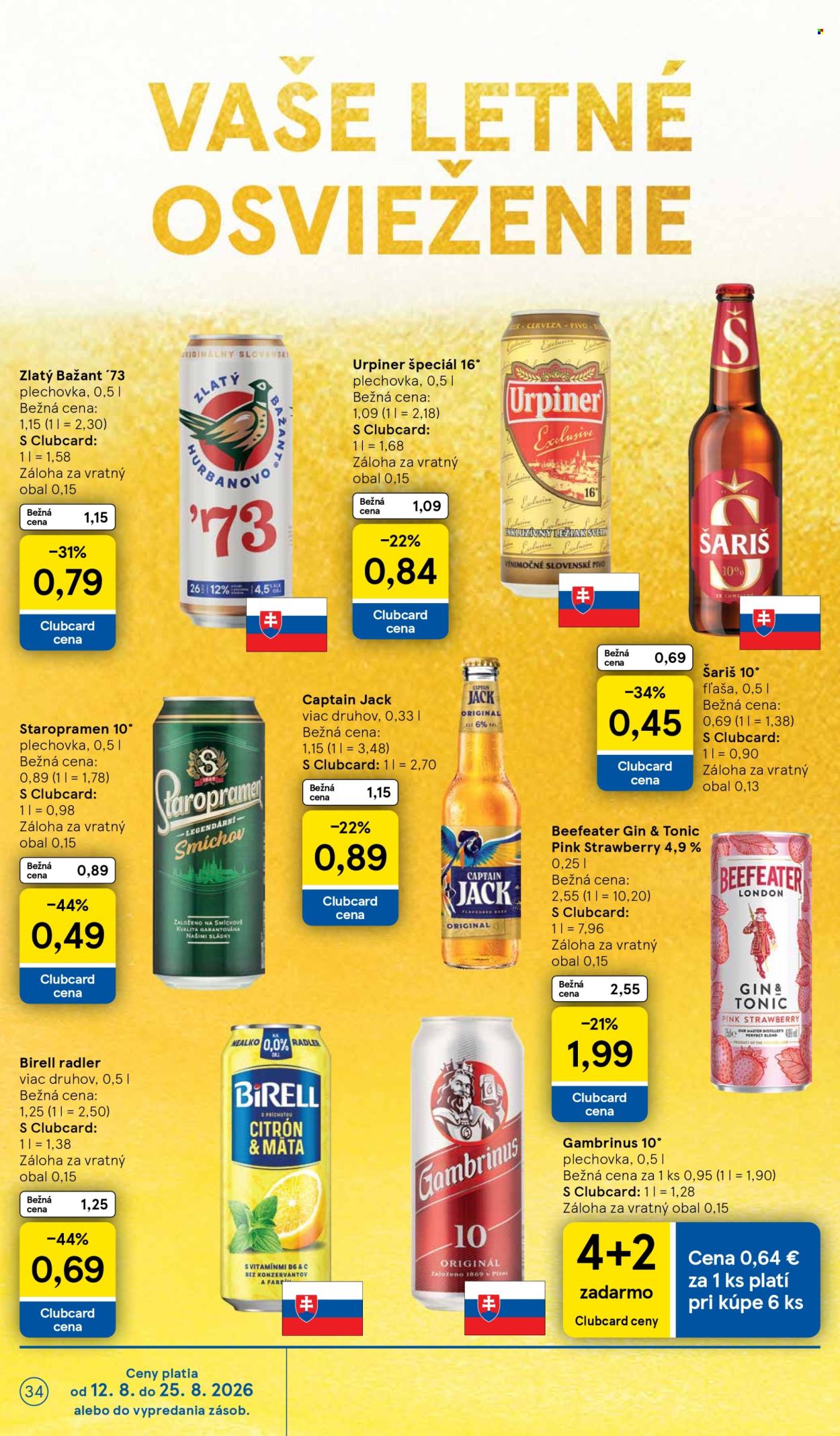 Leták TESCO - 12.8.2026 - 18.8.2026. Strana 34