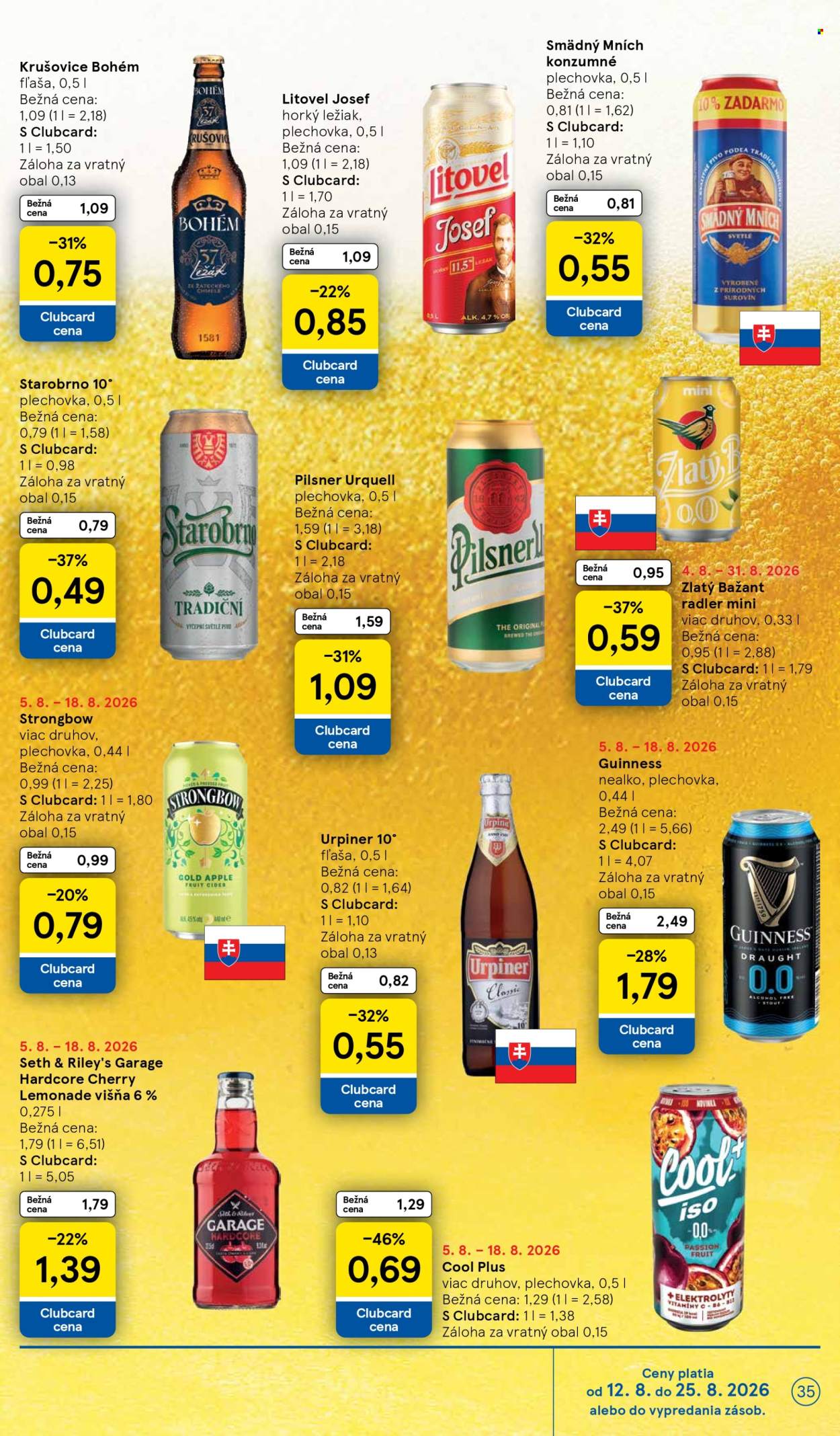 Leták TESCO - 12.8.2026 - 18.8.2026. Strana 35