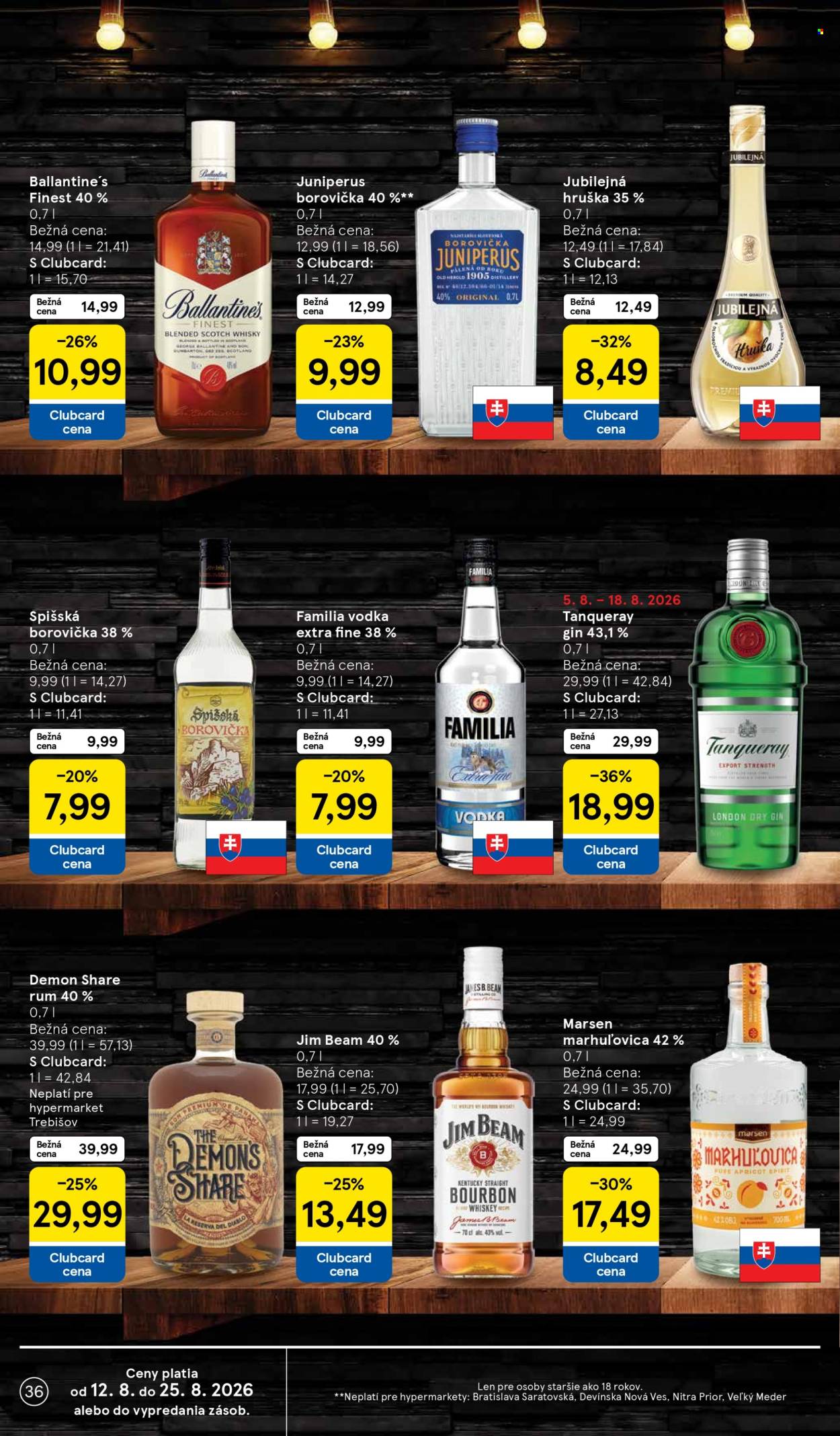 Leták TESCO - 12.8.2026 - 18.8.2026. Strana 36