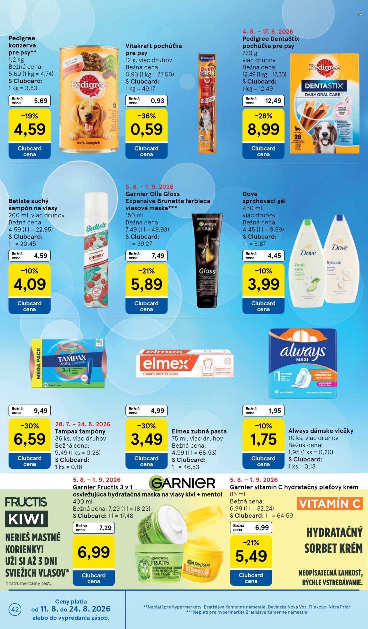 Leták TESCO - 12.8.2026 - 18.8.2026. Strana 42
