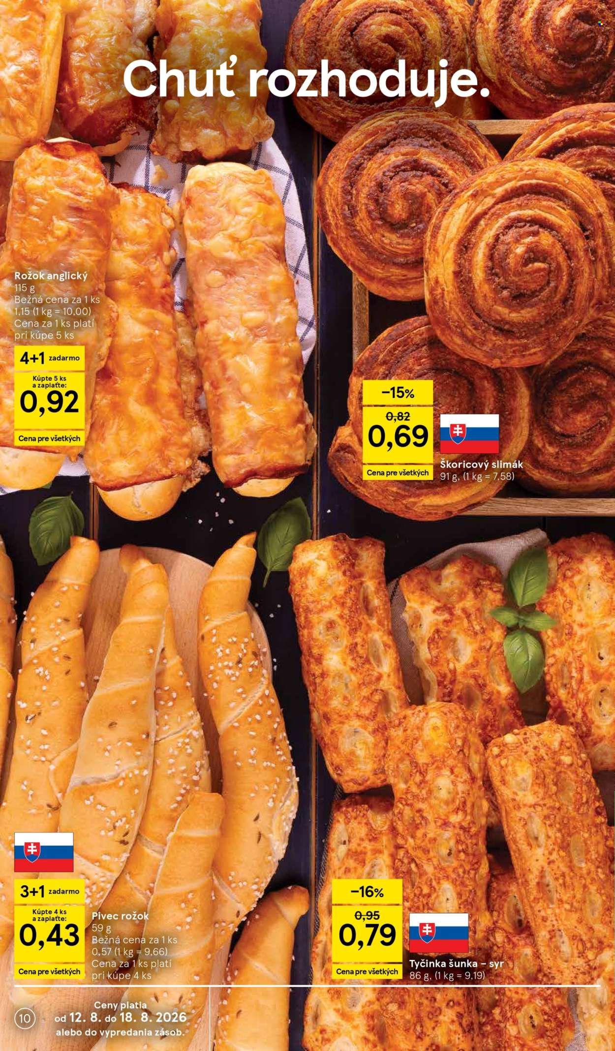 Leták TESCO supermarket - 12.8.2026 - 18.8.2026. Strana 10