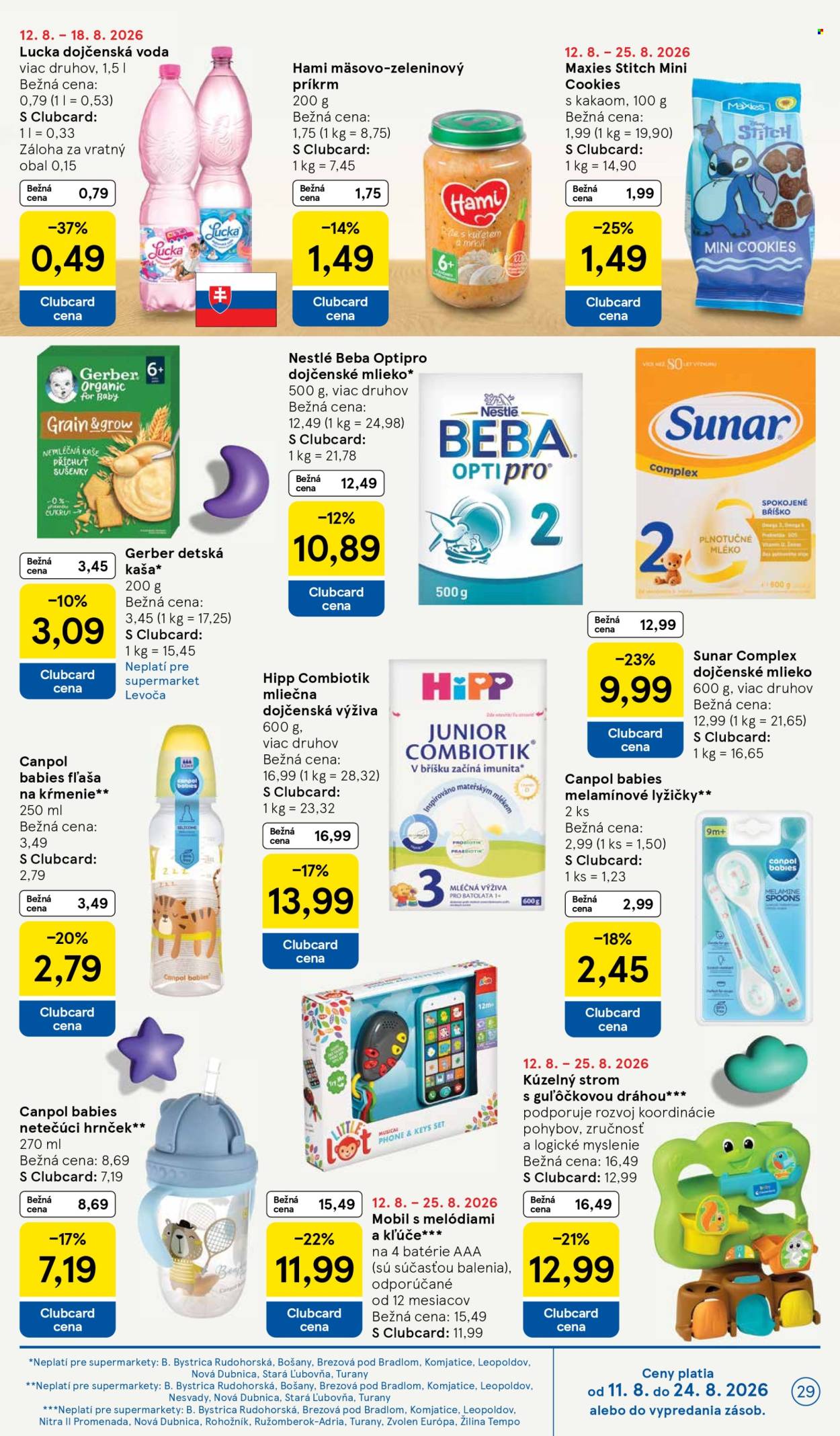 Leták TESCO supermarket - 12.8.2026 - 18.8.2026. Strana 29
