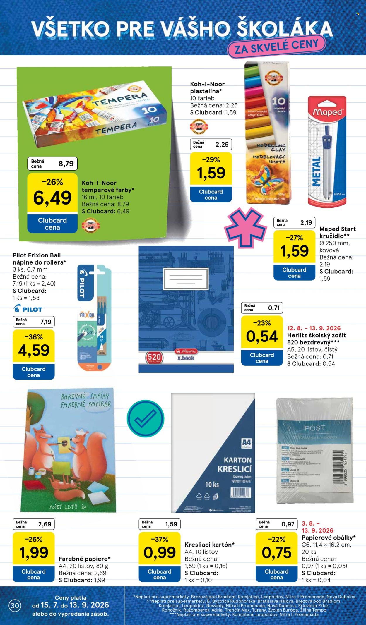 Leták TESCO supermarket - 12.8.2026 - 18.8.2026. Strana 30