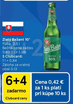 Zlatý Bažant 10%