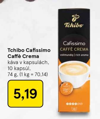 TCHIBO CAFISSIMO CAFFÉ CREMA