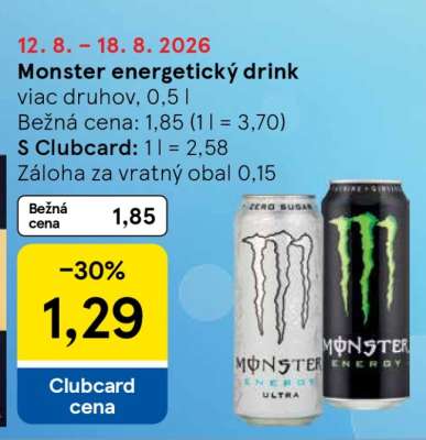 Monster energetický drink