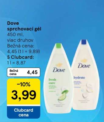 DOVE Sprchovací gél