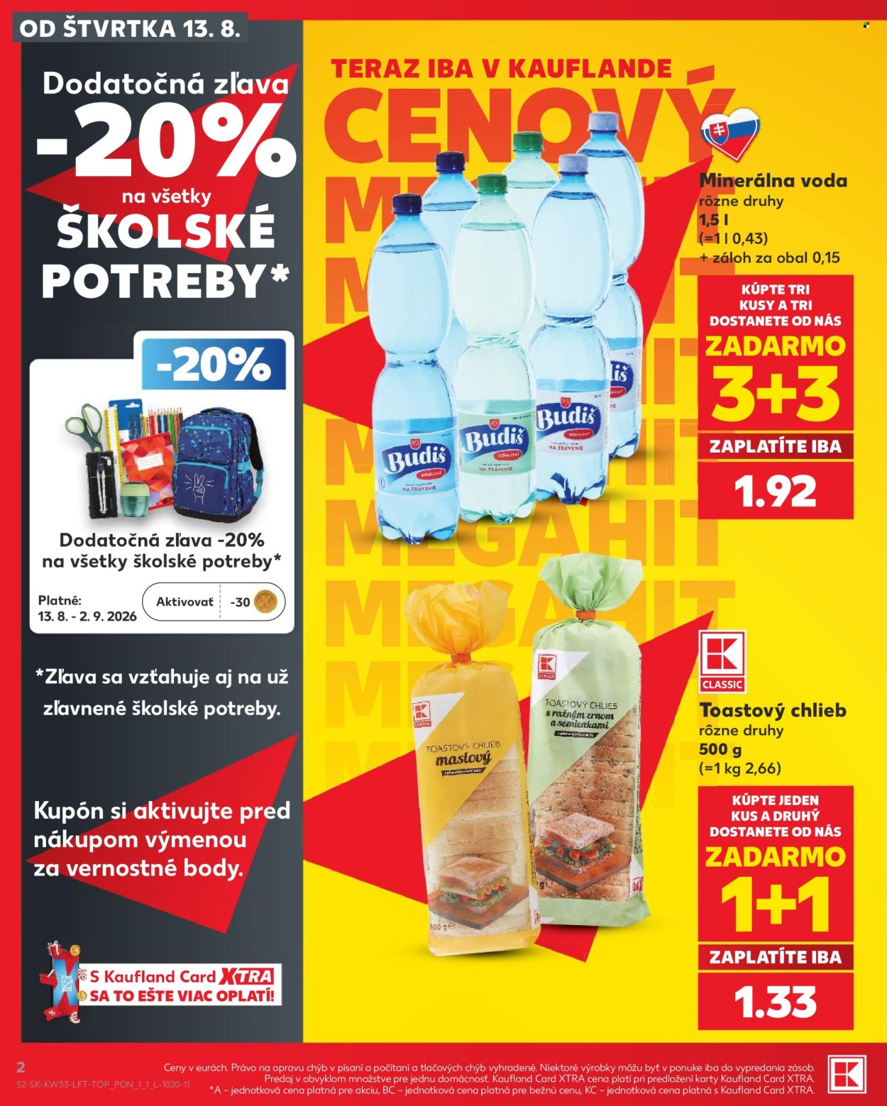 Leták Kaufland - 13.8.2026 - 19.8.2026. Strana 2