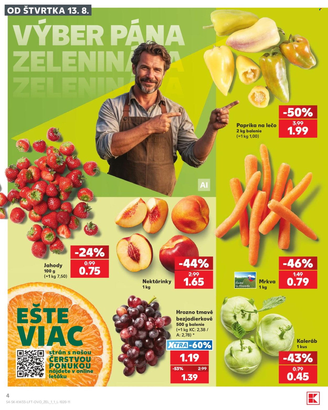 Leták Kaufland - 13.8.2026 - 19.8.2026. Strana 4