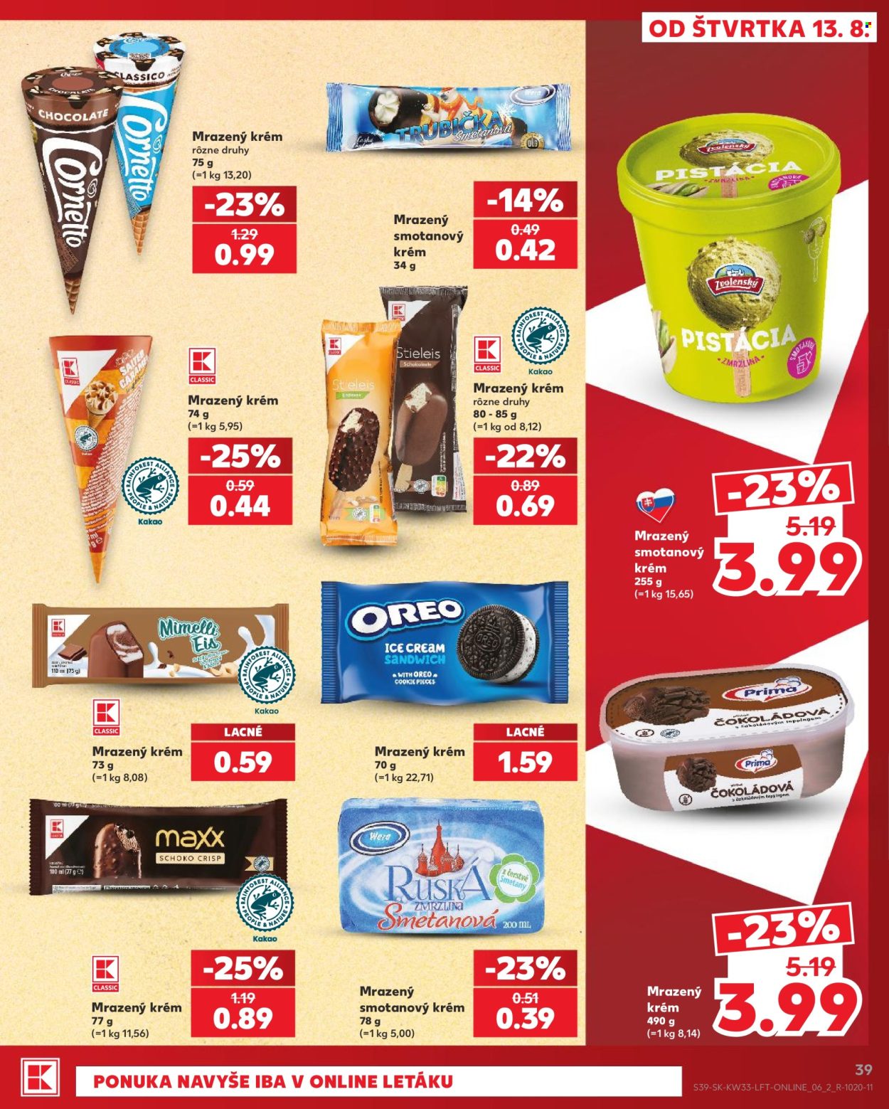 Leták Kaufland - 13.8.2026 - 19.8.2026. Strana 39