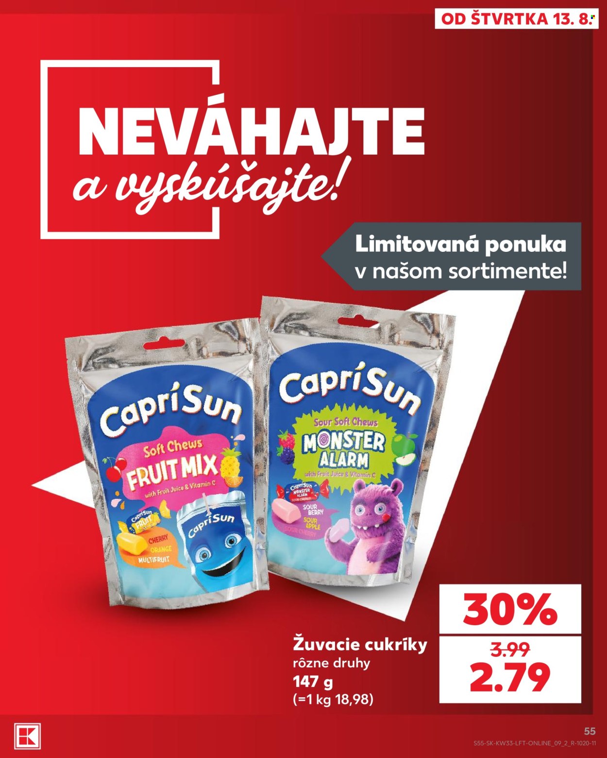 Leták Kaufland - 13.8.2026 - 19.8.2026. Strana 55