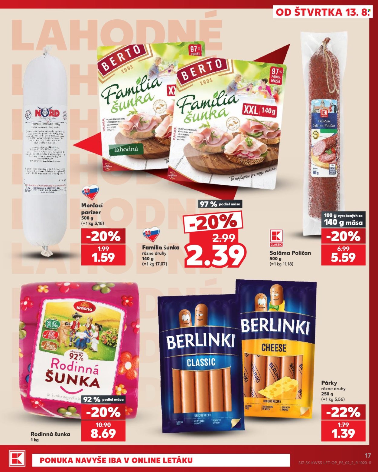 Leták Kaufland - 13.8.2026 - 19.8.2026. Strana 17