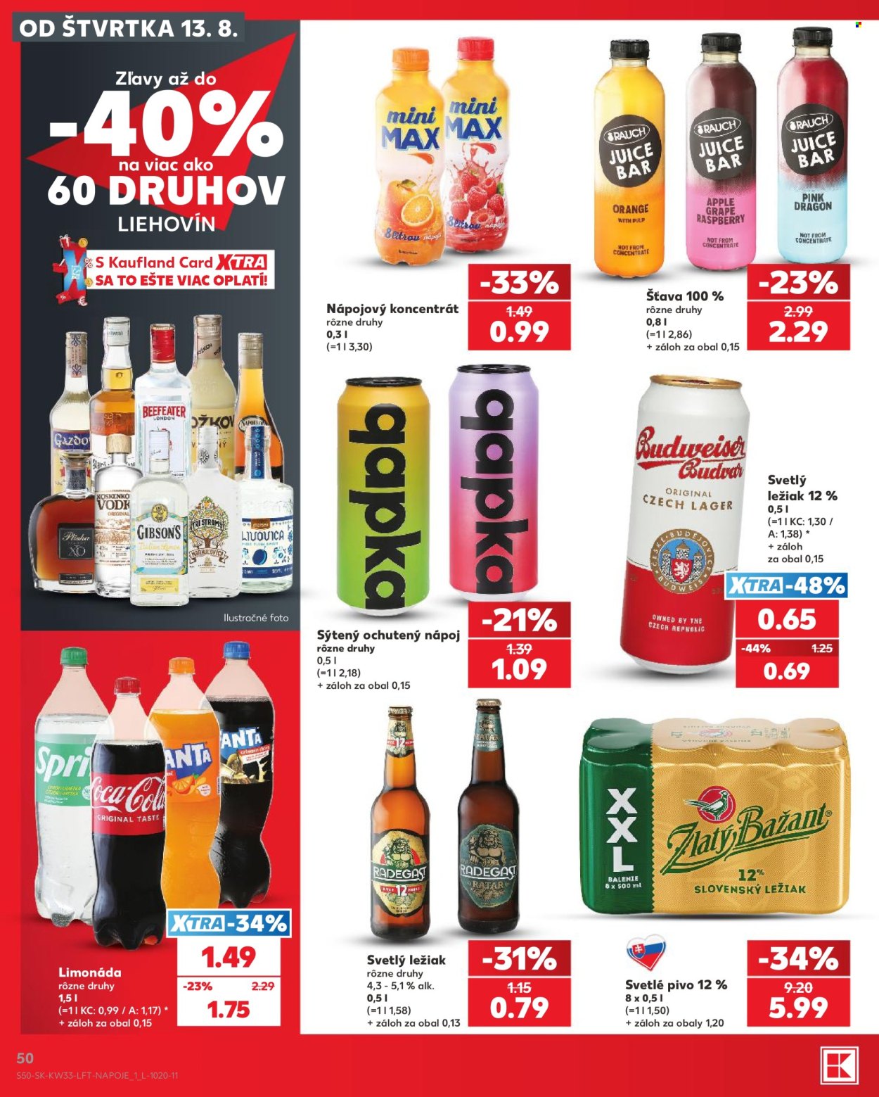 Leták Kaufland - 13.8.2026 - 19.8.2026. Strana 50