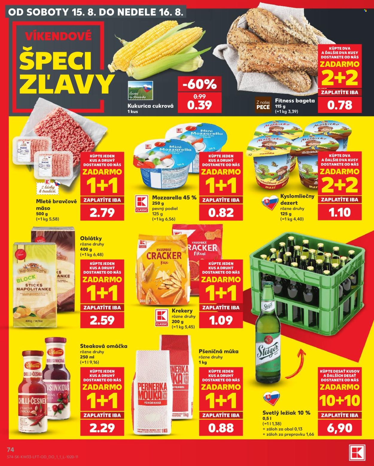 Leták Kaufland - 13.8.2026 - 19.8.2026. Strana 74