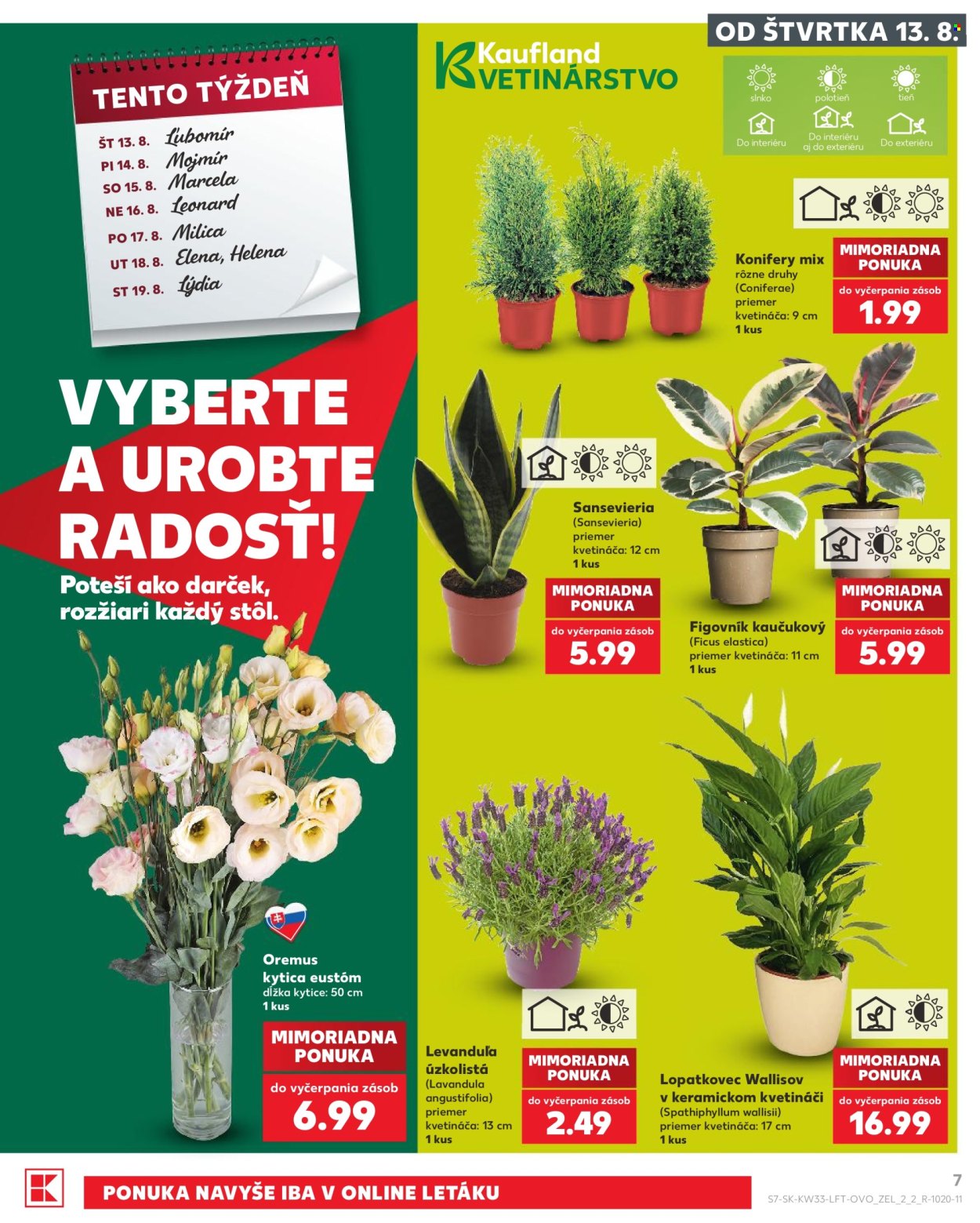 Leták Kaufland - 13.8.2026 - 19.8.2026. Strana 7