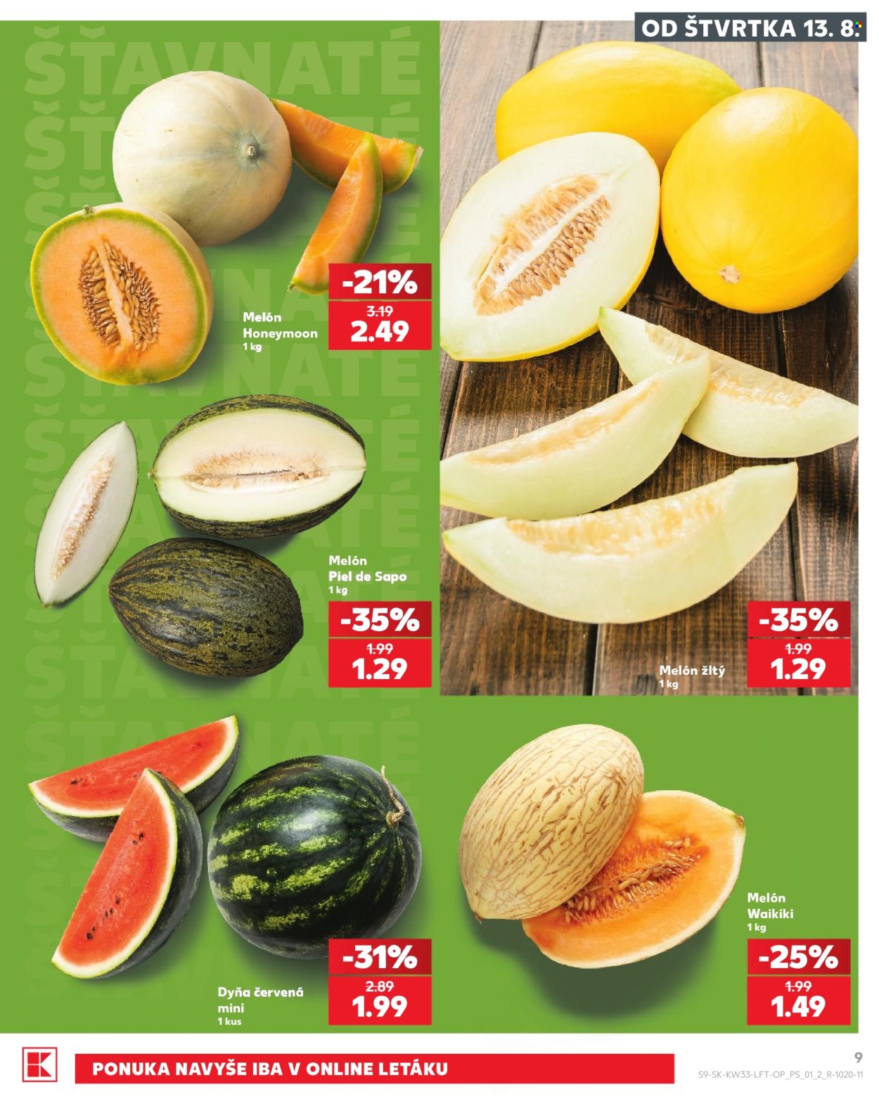 Leták Kaufland - 13.8.2026 - 19.8.2026. Strana 9