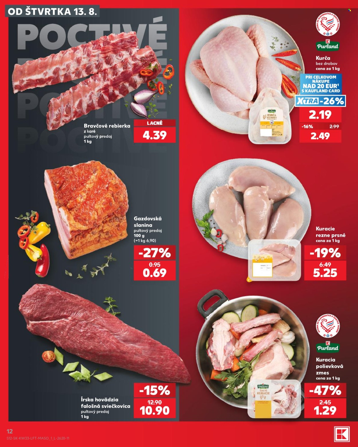 Leták Kaufland - 13.8.2026 - 19.8.2026. Strana 12