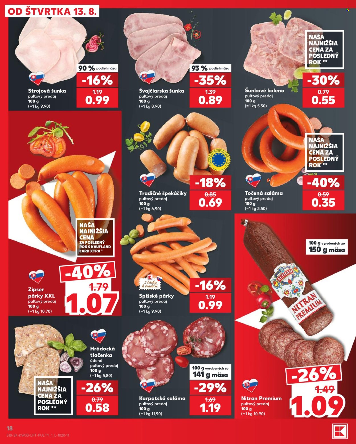 Leták Kaufland - 13.8.2026 - 19.8.2026. Strana 18