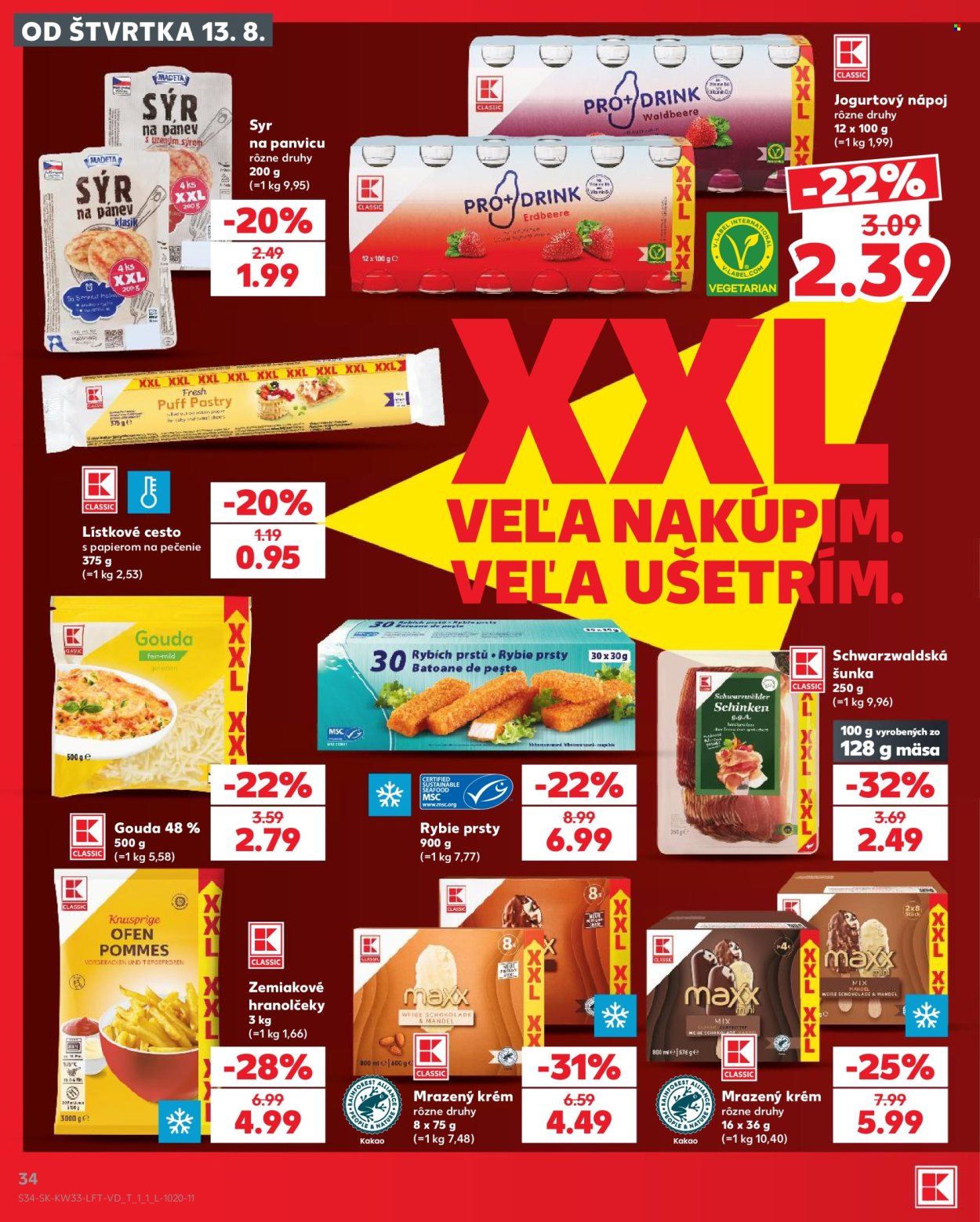 Leták Kaufland - 13.8.2026 - 19.8.2026. Strana 34