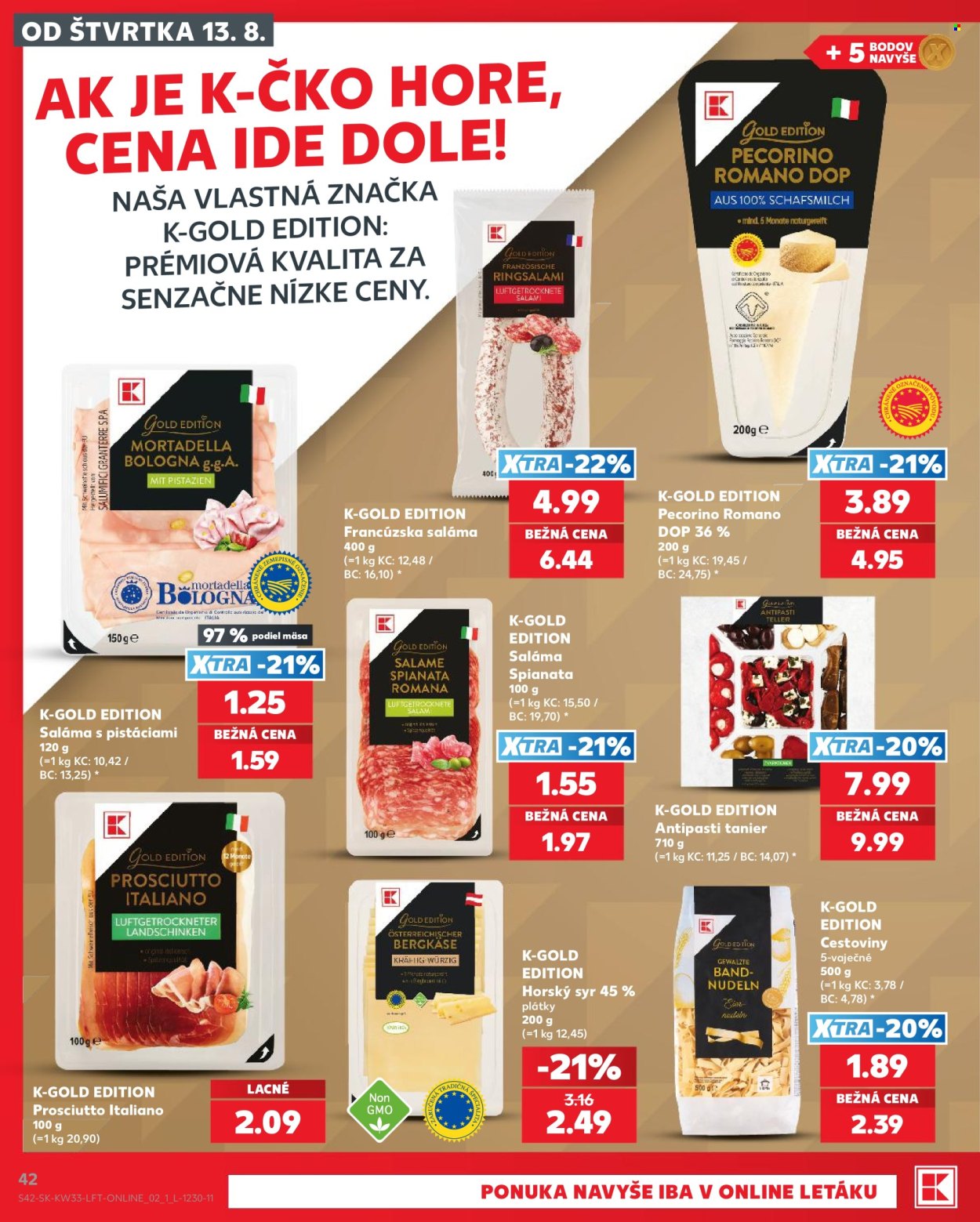 Leták Kaufland - 13.8.2026 - 19.8.2026. Strana 42